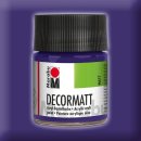 Decormatt Acryl, Violett dunkel 051, 15 ml