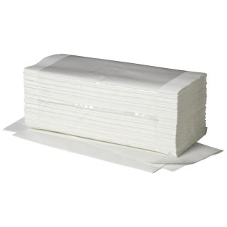 Handtücher Zick-Zack-Falzung, 1-lagig, weiß, 20 x 250 Blatt