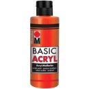 Basic Acryl, Zinnoberrot hell 030, 80 ml