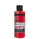 Basic Acryl, Kirschrot 031, 80 ml