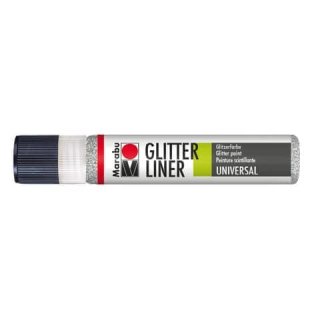 Glitter-Liner Glitter-Silber 582, 25 ml