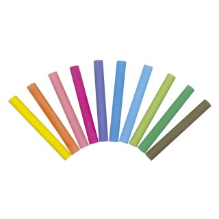 Tafelkreide Robercolor - rund, 10 Farben sortiert, 100 Stück