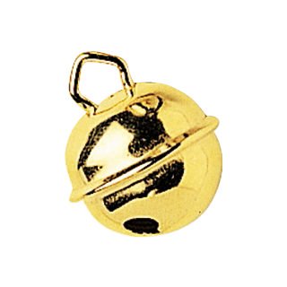 Metallglöckchen - Ø 15 mm, gold, 5 Stück