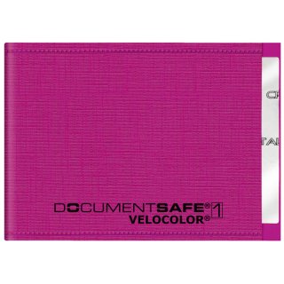 Ausweishülle Document Safe® VELOCOLOR® - 90 x 63 mm, PP, pink