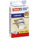 tesa® Insect Stop Fliegengitter tesa Fliegengitter Dachfenster, beste tesa Qualität, weiß, Sichtschutz, 1,2m x 1,4m