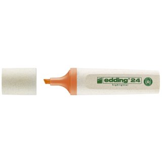 24 Textmarker Highlighter EcoLine - nachfüllbar, orange