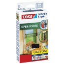 tesa® Insect Stop Fliegengitter tesa Fliegengitter Fenster, zumffnen und Schließen, durchsichtig, bis 1,3m x 1,5m