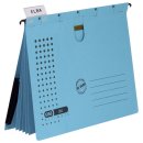 Organisationshefter chic - Karton (RC) 230 g/qm, A4, blau, 5 Stück
