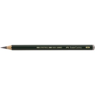 Faber-Castell Bleistift Castell® 9000 Jumbo, HB, dunkelgrün