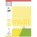 Multifunktionspapier 7X PLUS - A4, 80 g/qm, limone, 50 Blatt