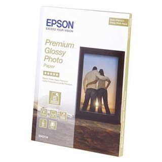 EPSON PREMIUM GLOSSY PHOTO PAPER (30) 13x18cm 255g/m², Kapazität: 30 Bl.