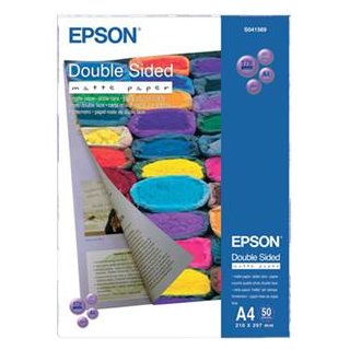 EPSON DOUBLE SIDED MATTE PAPER A4 (50 BL.) 178g/m2, Kapazität: 50 Bl.