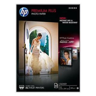 HP FOTOPAPIER PREMIUM PLUS GLOSSY A4 300GR. (20 BL.)