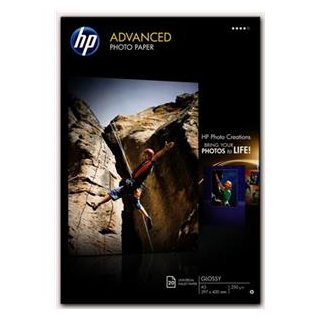 HP ADVANCED FOTOPAPIER 250GR. A3 HOCHGLÄNZEND (20)