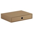 Rössler Papier Schubladenbox SOHO - einzel Schublade für A4, kraft