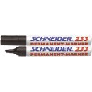 Schneider Permanentmarker Maxx 233, nachfüllbar, 1+5 mm, schwarz