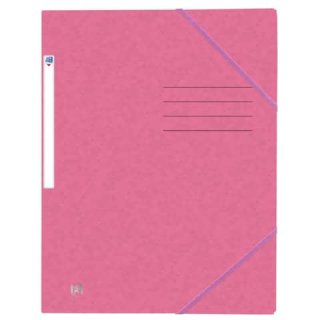 Eckspannermappe TOPFILE+ - A4, Rückenschild, Karton, rosa