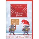 Grußkarte Weihnachten Geldscheinfach - inkl. Umschlag