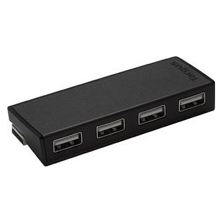 Targus Hub USB 2.0 4 x USB 2.0, Kunststoff, Schwarz, 85 x