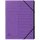 Ordnungsmappe - 12 F&auml;cher, A4, Colorspan-Karton, violett