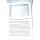 Sichtmappen Ordo classico - wei&szlig;, 120g, 10 St&uuml;ck, Sichtfenster und Linien
