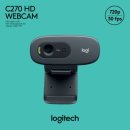 Webcam C270 - HD 720p schwarz