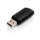 USB Stick 2.0 PinStripe - 64 GB, schwarz