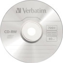 CD-RW 700MB JC(10) Verbatim CD-RW, Kapazität: 700MB