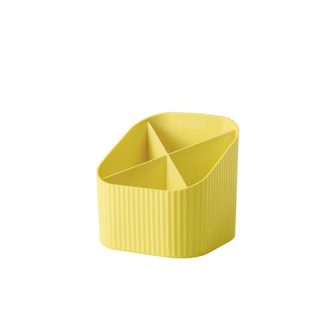 HAN Schreibtischköcher Re-LOOP, gelb 100% Recyclingmaterial