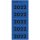 Leitz 1422 Inhaltsschild 2022 - selbstklebend, 100 St&uuml;ck, blau