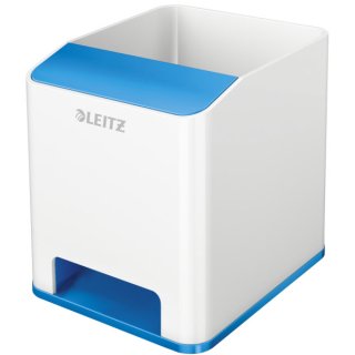 Leitz Sound Stifteköcher WOW Duo Colour in Blau