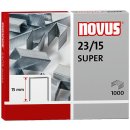 NOVUS Heftklammer für Büroheftgerät NOVUS 23/15 Super, 23/15, Stahldraht, verzinkt,