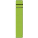 Ordner Rückenschilder - schmal/lang, 10 Stück, grün