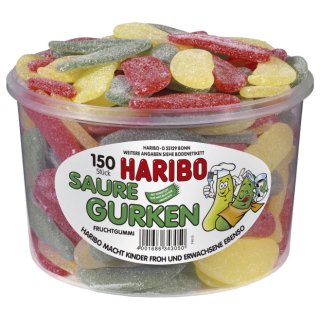 HARIBO Saure Gurken Dose mit 150 St