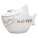Spardose Hai "Hai-raten" - Keramik, klein
