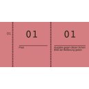 Avery Zweckform® 869-10-3 Nummernblock, Kompaktblock, fortlaufend nummeriert 1 - 1000, 1 Stück, rot
