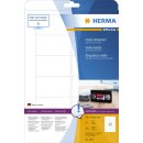 Herma 5070 Video-Etiketten A4 weiß 78,7x46,6 mm...