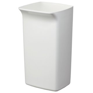 DURABLE Abfallbehälter DURABIN SQUARE 40,Polyethylen,rechteckig,320x590x360mm,40l,weiß