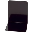 Buchstützen aus Metall, breit, 120 x 140 x 140 mm, schwarz, Pack mit 2 Stück