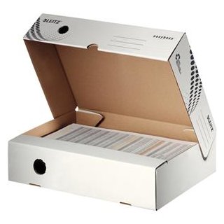 Archivbox easyboxx A4 80mm weiß LEITZ 6134-00-00