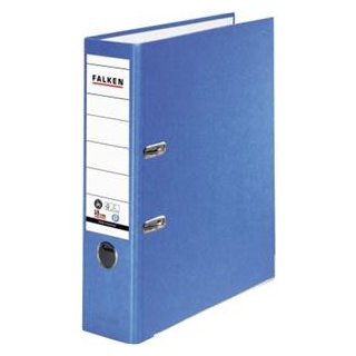 Ordner Papier A4 8cm blau FALKEN 11285673 Recycolor