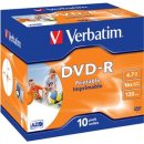 DVD-R Jewelcase printable 10 ST VERBATIM VER43521 4,7Gb