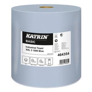 Wischtuch Rolle XXL blau KATRIN 464354 3-lagig