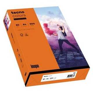 Kopierpapier A4 160g 250BL int.orange TECNO 2100011375