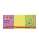 Tesa® Notes Haftnotizen, neon, 3 x 80 Blatt, grün,gelb,pink, 40mm x 50mm