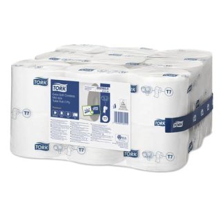 Toilettpapier 3-lag. 18RL weiß TORK 472139 System T7 Premium