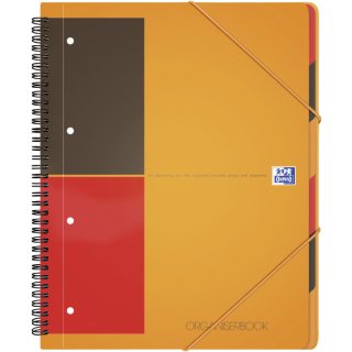 Oxford Organizerbook International, Optik Paper 80 g/qm, A4+, 6mm liniert, 90