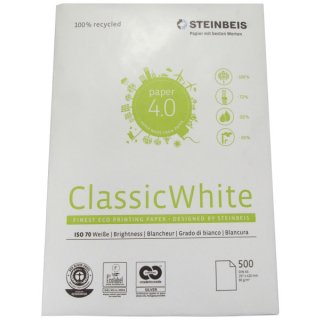 Steinbeis Cl- Assic White - A3, 80g, weiß, 500 Blatt