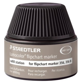 Tinte für Marker Lumocolor® refill station - 30 ml, schwarz
