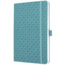 Notizbuch Jolie® - ca. A5, liniert, 174 Seiten, aqua green, Hardcover